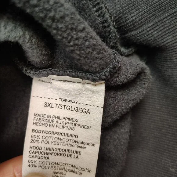 Under Armour Sweatshirt Mens 3XL Black Pullover Hoodie - Picture 5 of 8